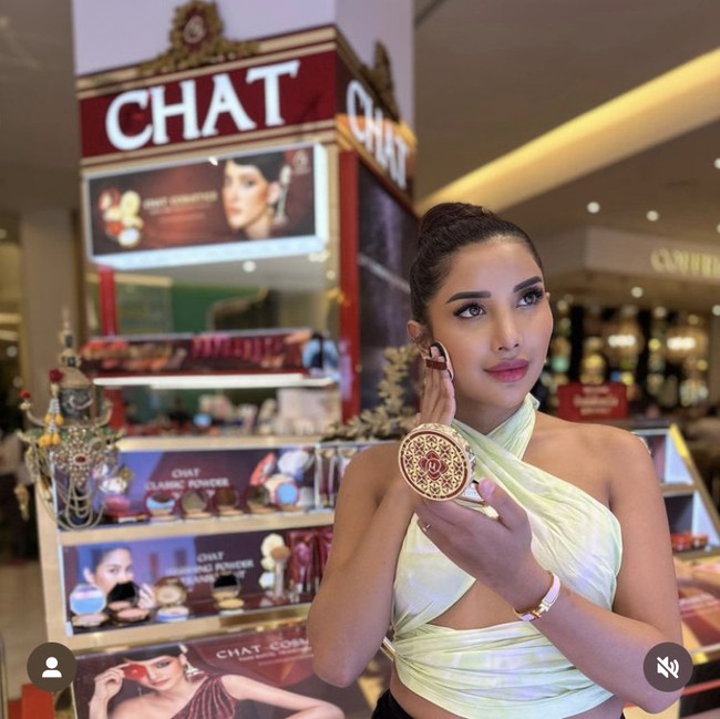 Hidung Millen terlihat lebih tirus dan mancung. Ia pun mendapatkan banyak komentar dari netizen mengenai penampilan barunya itu. Foto: Dok. Instagram