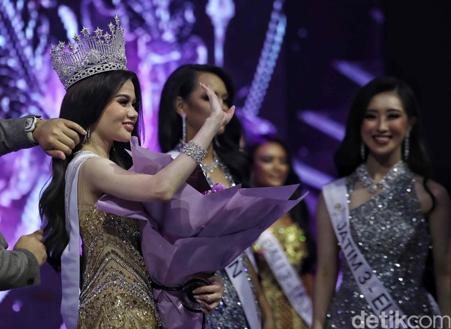 Sebagai pemenang Miss Universe Indonesia 2023, Fabienne akan mewakili Indonesia di ajang Miss Universe 2023. Kontes tersebut akan berlangsung pada akhir tahun ini di El Salvador. (Foto: Pradita Utama/detikcom)