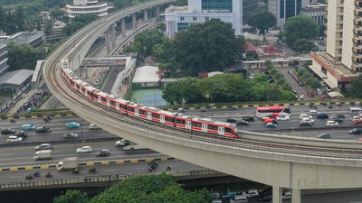 Penampakan Longspan LRT Jabodebek yang Disebut Salah Desain