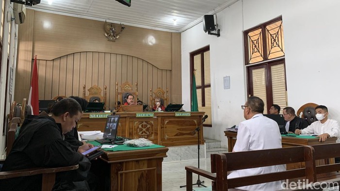 Sidang anak AKBP Achiruddin di PN Medan (Radja Sinaga/detikSumut)
