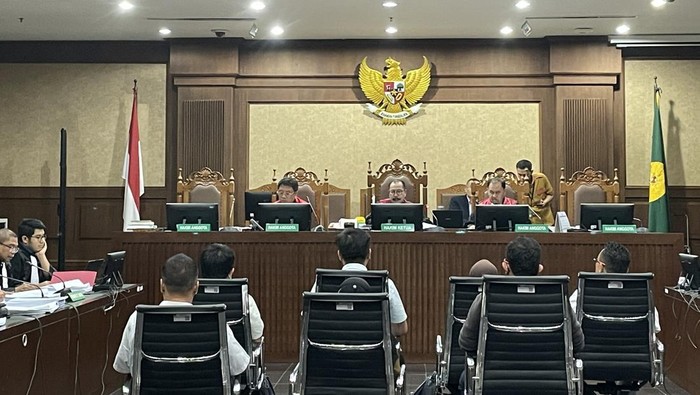Sidang Johnny G Plate (Silvia-detikcom)