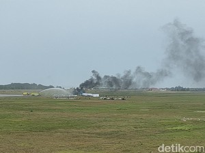 Menegangkan! Begini Simulasi Ledakan Bom-Kecelakaan Pesawat di YIA