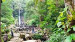 Potret Curug Cilember, Favoritnya Turis Arab
