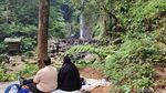 Potret Curug Cilember, Favoritnya Turis Arab
