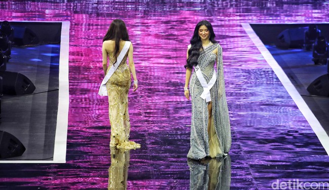 Perwakilan Riau, Angela Yovita Lillo termasuk salah satu top 5 Miss Universe Indonesia 2023. Foto: Pradita Utama