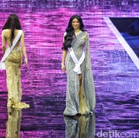 Perwakilan Riau, Angela Yovita Lillo termasuk salah satu top 5 Miss Universe Indonesia 2023. Foto: Pradita Utama