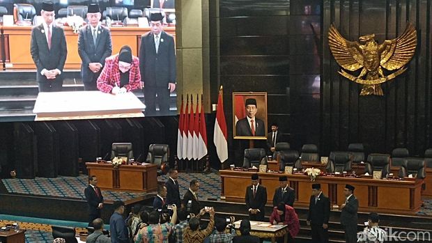 DPRD DKI Jakarta. (Tiara Aliya/detikcom)