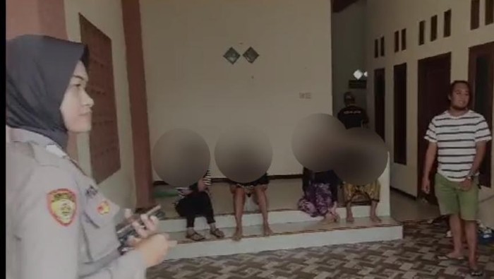 Dua pasangan mesum pelajar di Bangkalan yang digerebek warga