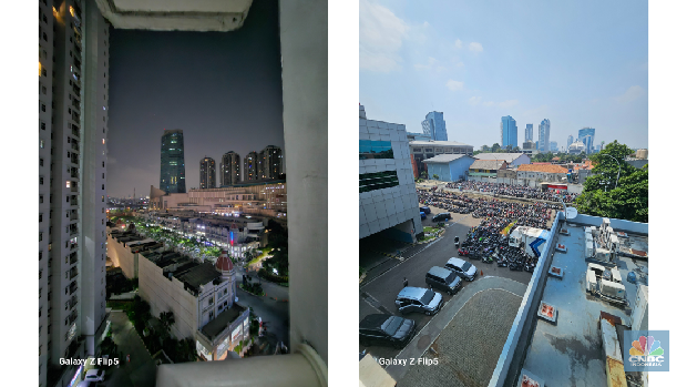 Hasil foto Samsung Galaxy Z Flip 5