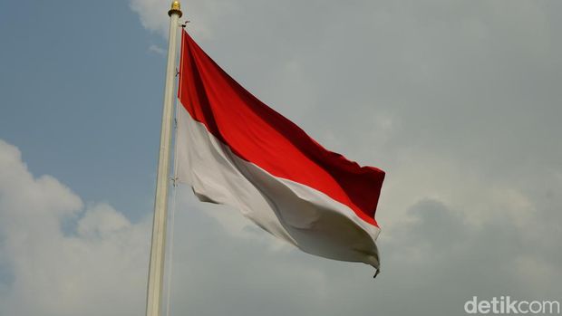 Ilustrasi bendera Indonesia