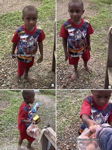 Kisah anak di Papua yang membuat kagum warganet di TikTok menerapkan sistem barter, mendadak viral di media sosial.