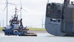 Kondisi Kapal Kargo Fremantle Highway Usai Terbakar