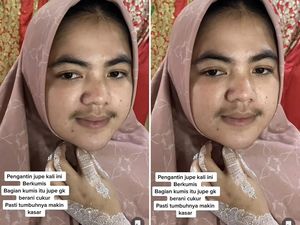 Viral Pengantin Wanita Berkumis di Padang, Makeupnya Jadi Sorotan