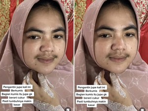Viral Hasil Makeup Pengantin Wanita Berkumis di Padang, Bikin Kagum