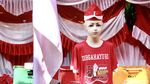 Pasar Mester Jatinegara Bernuansa Merah Putih Jelang HUT RI