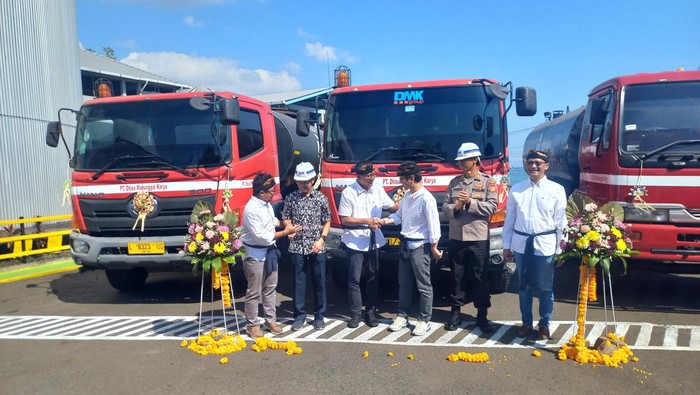 Peresmian Terminal Aspal Curah (TAC) oleh Executive General Manager Pertamina Patra Niaga Regional Jatimbalinus, Dwi Puja Ariestya, Kamis (4/8/2023).