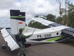 Pesawat Smart Air Tergelincir di Bandara Nduga, Pilot-Kopilot Dilarikan ke RS