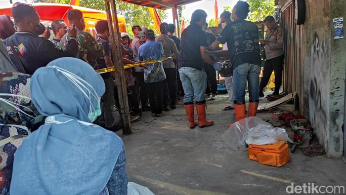 Lokasi penemuan mayat orok di Padukuhan Tambakrejo, Kalurahan Semanu, Kapanewon Semanu, Kabupaten Gunungkidul, Jumat (4/8/2023).