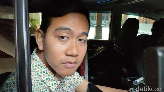 Wali Kota Solo Gibran Rakabuming Raka di Balai Kota Solo, Jumat (4/8/2023).