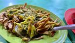 Pedas Menyengat, Ayam Goreng dan Teri Sambal Pecok di Mangga Besar