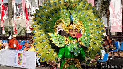 Warna-warni Wonderful Archipelago Carnival Indonesia di JFC 2023