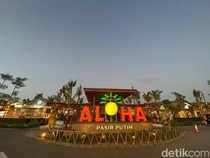 Di Aloha Bisa Wisata Pantai Pasir Putih Sambil Jajan Pizza dan Giant Squid