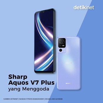 Sharp Aquos V7 Plus yang Menggoda
