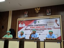 Detik-detik 4 Kaki Dipisahkan dari Bayi Berkaki 6 di RSUD NTB