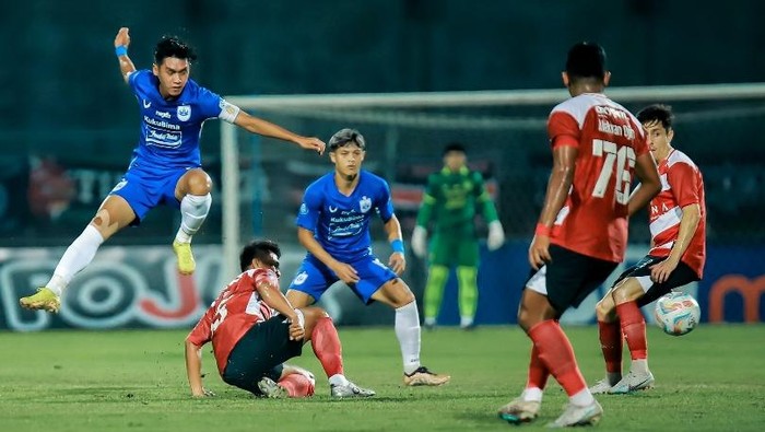 Laga Madura United vs PSIS di Stadion Gelora Bangkalan, Sabtu (5/8/2023).