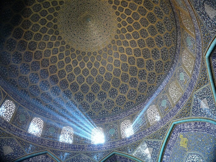 Masjid Shah Iran Interior Masjid Shah Iran