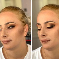 Teknik contouring membuat wajah wanita ini justru terlihat seperti tergores arang hitam. Belum lagi aplikasi lipstik yang membuat bibirnya terlihat bengkak. Foto: Dok. Reddit