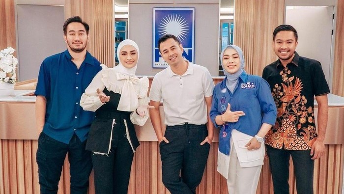 Raffi Ahmad Sambangi Kantor DPP PAN (dok instagram @amanatnasional)
