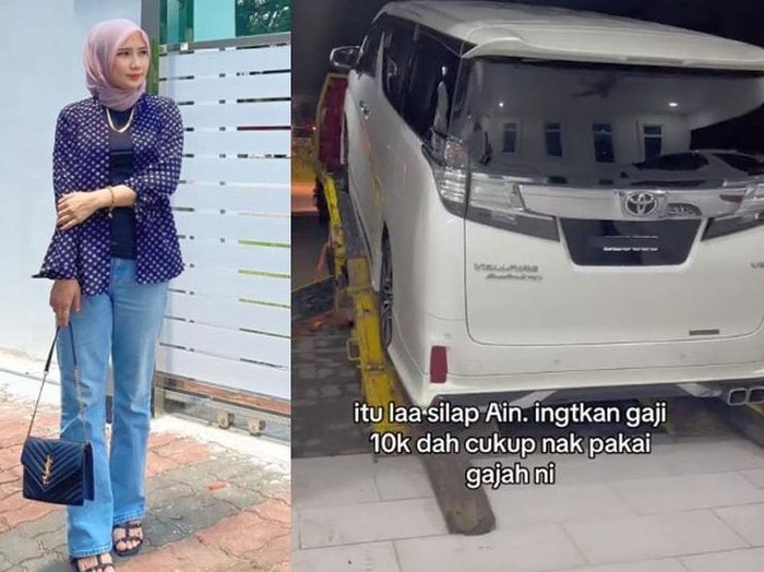 Unggahan viral di media sosial, tentang wanita yang menyesal usai membeli mobil mewah.