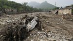 Desa di Beijing Porak-poranda Usai Diterjang Banjir