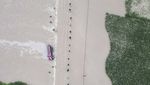 Foto Udara Banjir yang Menerjang China