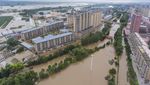 Foto Udara Banjir yang Menerjang China