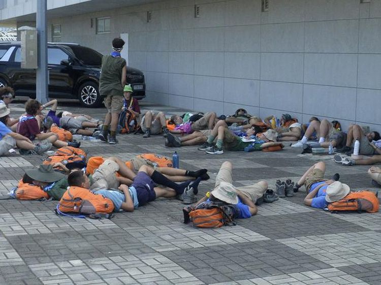 Potret Jambore Pramuka di Korsel yang Dilanda Panas Ekstrem