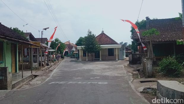 Sisa Pasar Koripan yang menjadi jejak nama Koripan di Desa Kranggan, Kecamatan Polanharjo.