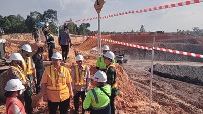 Momen Wamendag Kunjungi Tambang Batubara di Musi Rawas Utara Sumsel