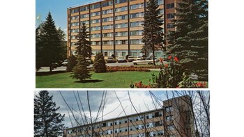 Dulu gedung terawat dengan taman-taman indah, sekarang jadi terlihat seram. (Foto: boredpanda/Pablo Iglesias Maurer)  