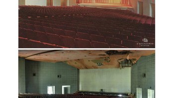 Sebuah ruangan teater yang dulu glamor sekarang terbengkalai. Foto: boredpanda/Pablo Iglesias Maurer