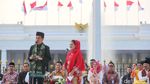 Potret Jokowi dan Iriana Berbusana Betawi Buka Istana Berkebaya