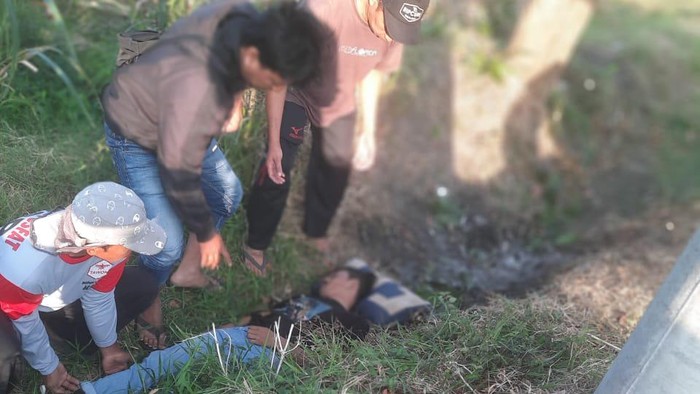 Pria penuh luka Kediri