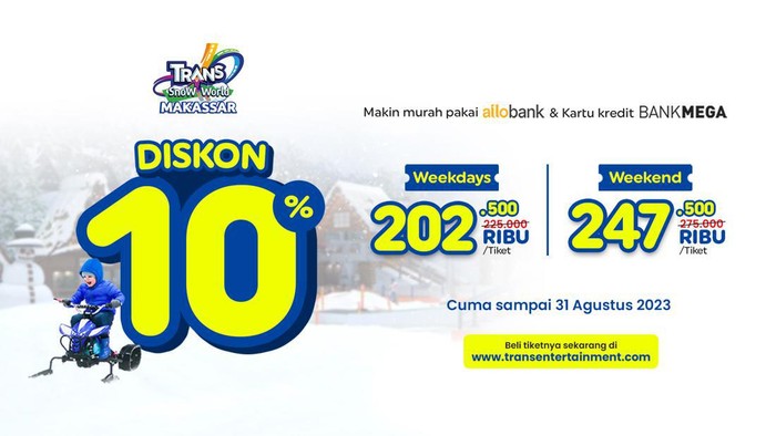 Promo Trans Snow World Makassar.