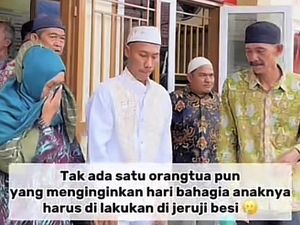 Pernikahan di Jambi Viral Digelar di Rutan, Kesetiaan Mempelai Wanita Disorot