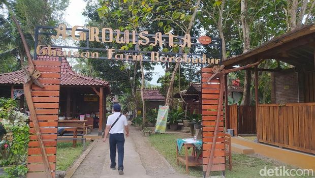 Suasana di Agrowisata Ghaisan Farm Borobudur.