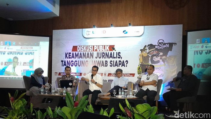 Diskusi kekerasan terhadap jurnalis