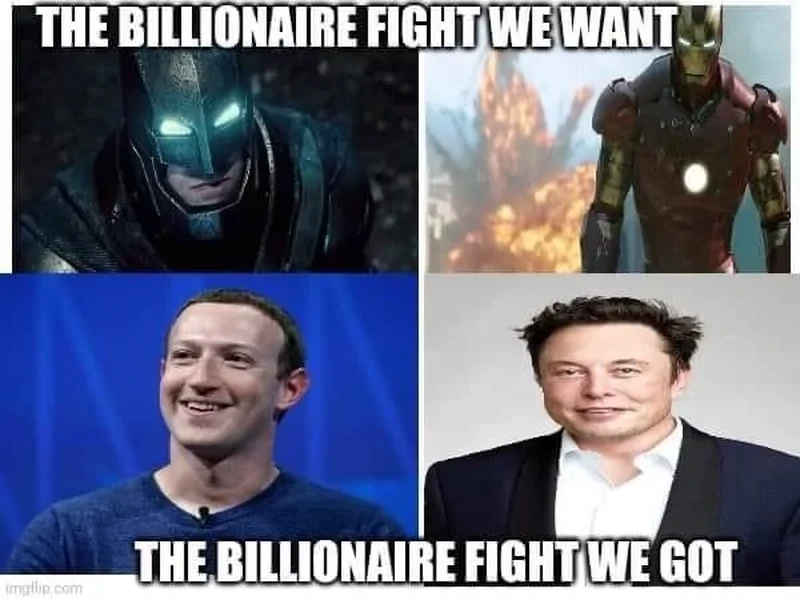 Jelang laga Elon Musk vs Mark Zuckerberg, meme keduanya bertebaran di internet. Ayo detikers, tentukan pilihanmu sekarang juga!
