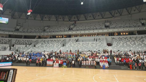 Jokowi resmikan Indonesia Arena (Marlinda-detikcom)