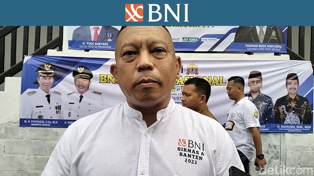 Ketua Pengurus PBSI Banten Sudarto Adinagoro, BNI Sirnas Banten 2023